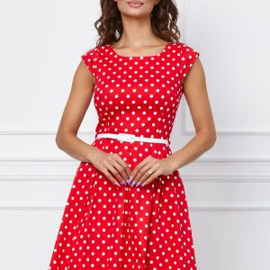 rochie-ella-rosie-cu-buline-albe-1048752-847380-4.jpeg Rochie Ella rosie cu buline albe