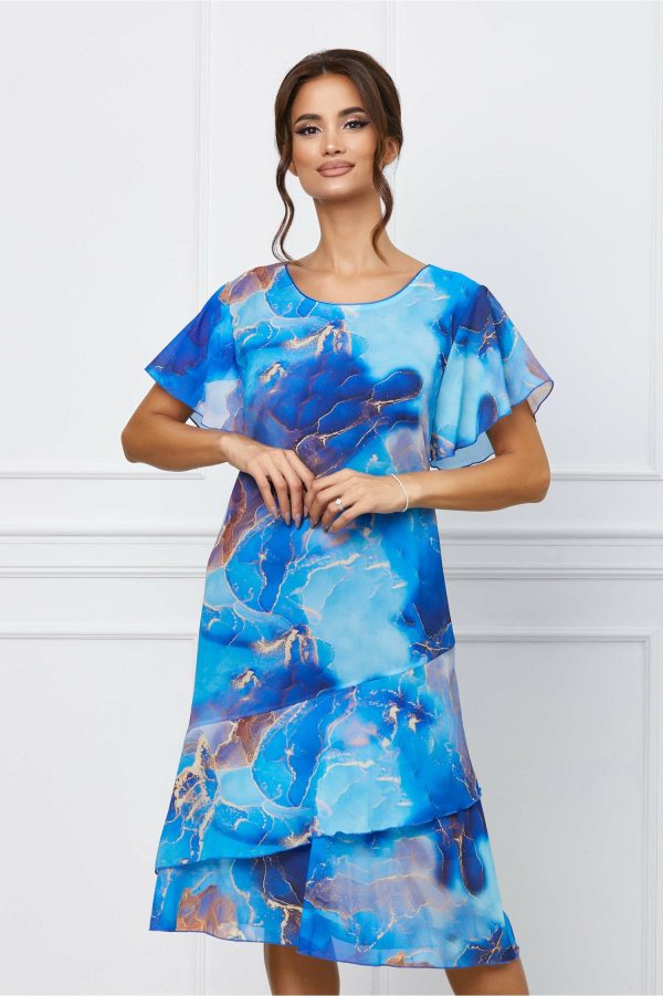 rochie-elys-albastra-cu-imprimeu-water-si-volanas-la-baza-1065513-860670-4.jpeg Rochie Elys albastra cu imprimeu water si volanas la baza