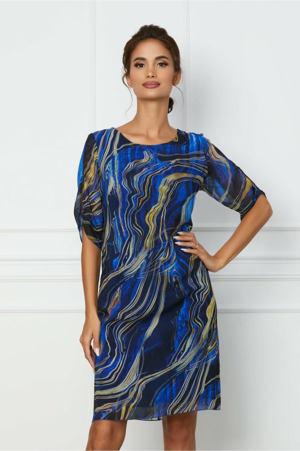 rochie-fiona-bleumarin-cu-imprimeu-albastru-1073214-867558-4.jpeg Rochie Fiona bleumarin cu imprimeu albastru