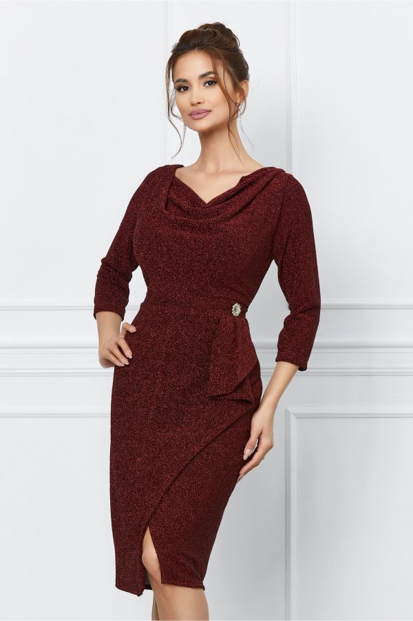 rochie-ilinca-bordo-din-lurex-cu-decolteu-adanc-1029909-832563-4.jpeg Rochie Ilinca bordo din lurex cu decolteu adanc