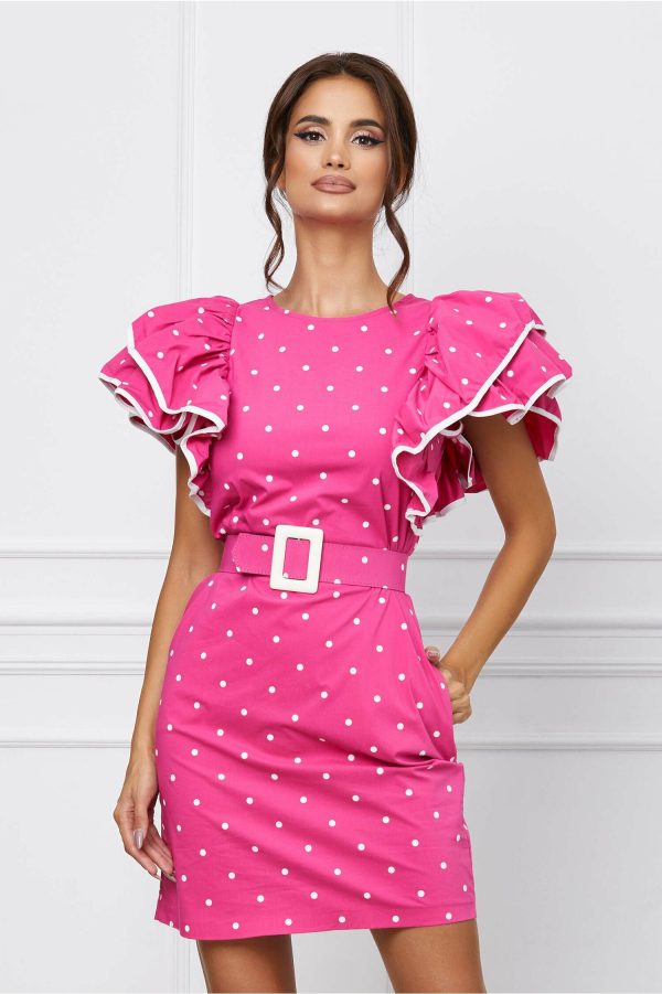 rochie-ioana-fuchsia-cu-volanase-la-maneci-si-curea-in-talie-1067109-862080-4.jpeg Rochie Ioana fuchsia cu volanase la maneci si curea in talie