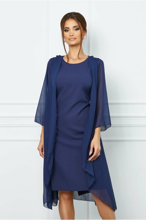 rochie-isidor-bleumarin-cu-capa-detasabila-1038699-839832-4.jpeg Rochie Isidor bleumarin cu capa detasabila
