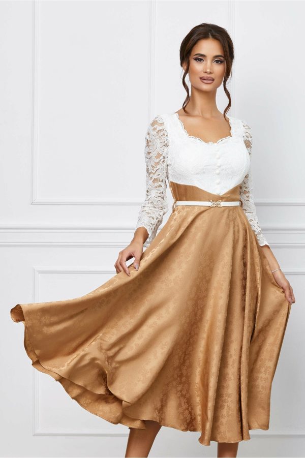 rochie-karla-bej-cu-bust-alb-din-dantela-1067385-861960-4.jpeg Rochie Karla bej cu bust alb din dantela