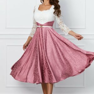 rochie-karla-roz-cu-bust-alb-din-dantela-1036368-836457-4.jpeg Rochie Karla roz cu bust alb din dantela