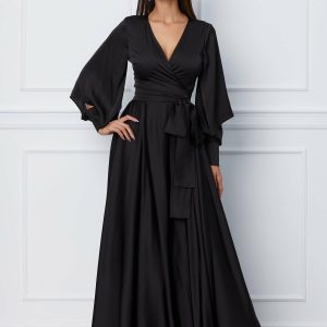 Rochie La Donna neagra petrecuta