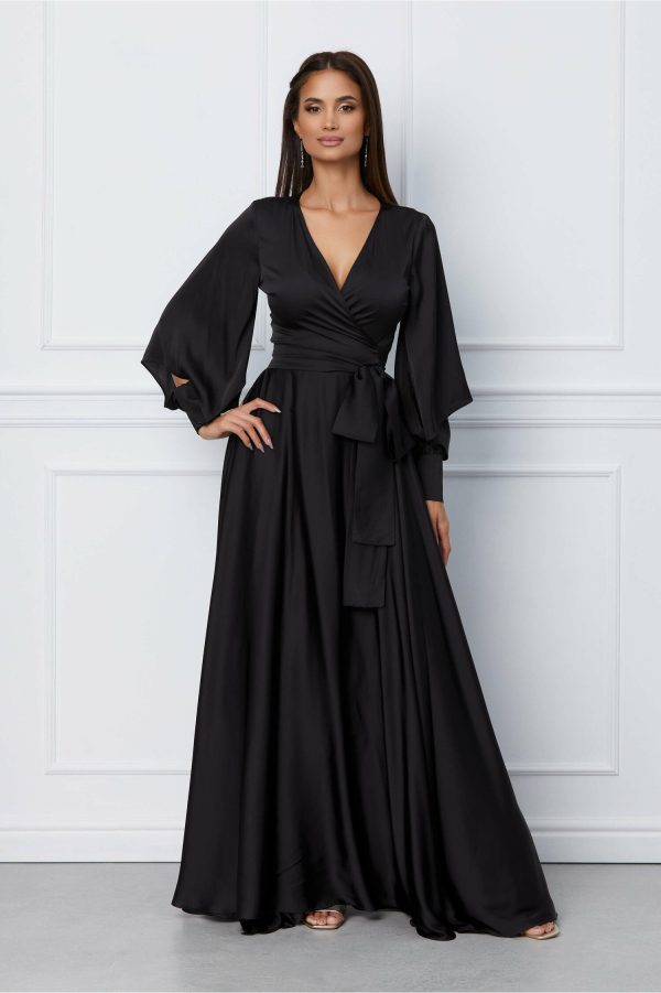 Rochie La Donna neagra petrecuta