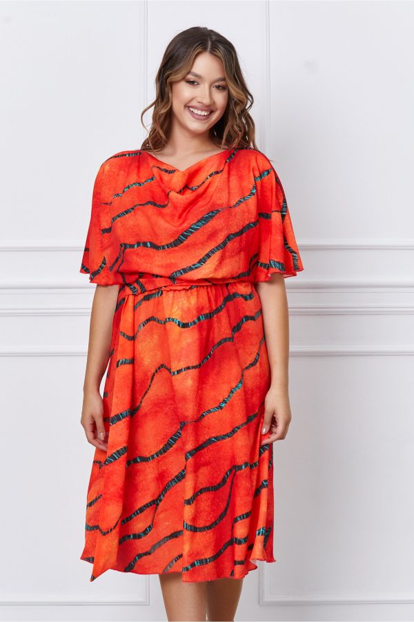rochie-larisa-corai-cu-imprimeuri-negre-1054779-852024-4.jpeg Rochie Larisa corai cu imprimeuri negre