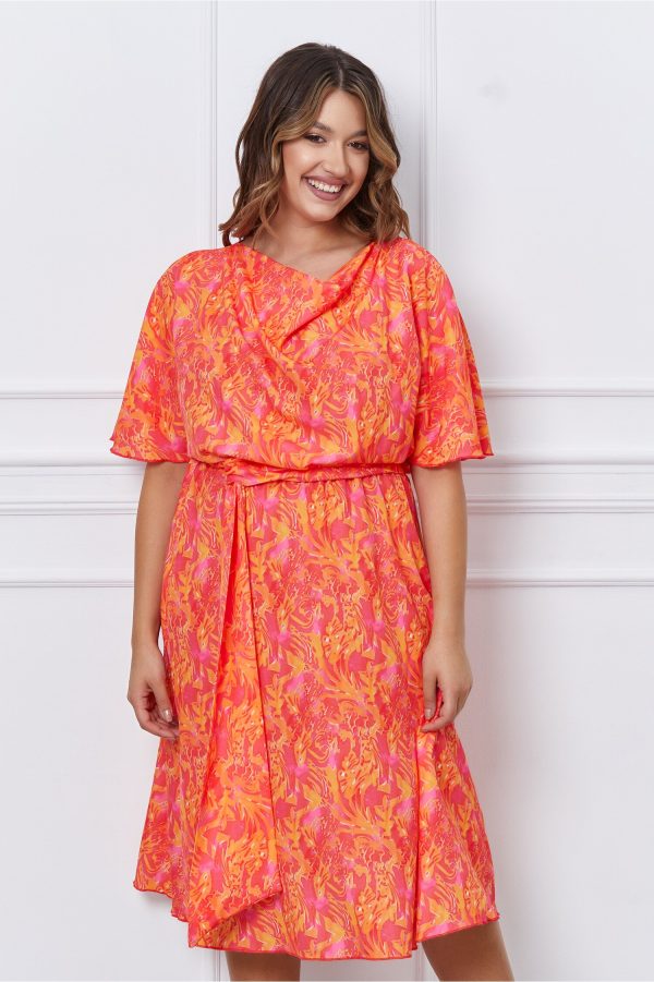 rochie-larisa-fucsia-cu-imprimeuri-orange-1054887-852189-4.jpeg Rochie Larisa fucsia cu imprimeuri orange