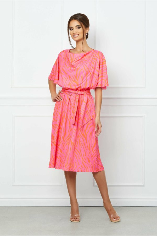 rochie-larisa-roz-cu-imprimeu-zebra-orange-1039215-840060-4.jpeg Rochie Larisa roz cu imprimeu zebra orange
