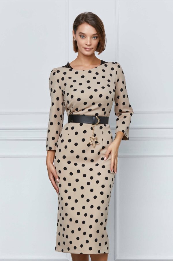 rochie-lora-bej-cu-buline-negre-si-curea-in-talie-1070643-865389-4.jpeg Rochie Lora bej cu buline negre si curea in talie