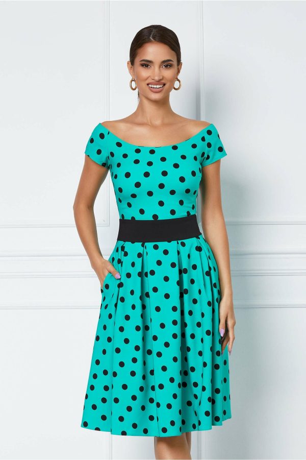 rochie-luana-verde-cu-buline-negre-1044369-842514-4.jpeg Rochie Luana verde cu buline negre