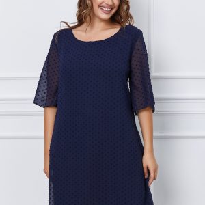 rochie-mara-bleumarin-din-voal-cu-insertii-3d-1054626-852309-4.jpeg Rochie Mara bleumarin din voal cu insertii 3D