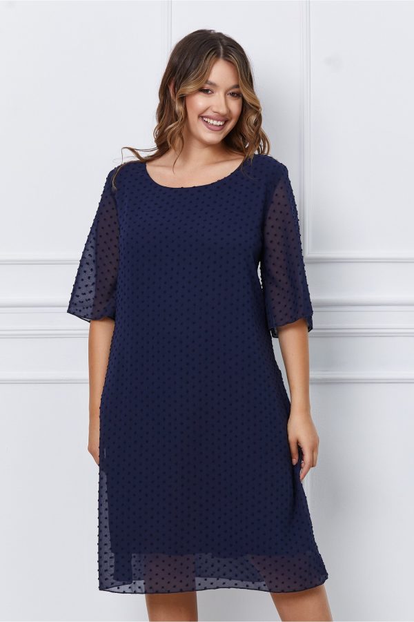 rochie-mara-bleumarin-din-voal-cu-insertii-3d-1054626-852309-4.jpeg Rochie Mara bleumarin din voal cu insertii 3D
