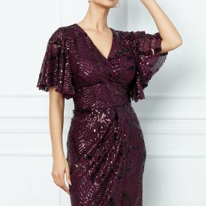 rochie-mara-mov-cu-paiete-si-maneci-scurte-evazate-1032471-834591-4.jpeg Rochie Mara mov cu paiete si maneci scurte evazate