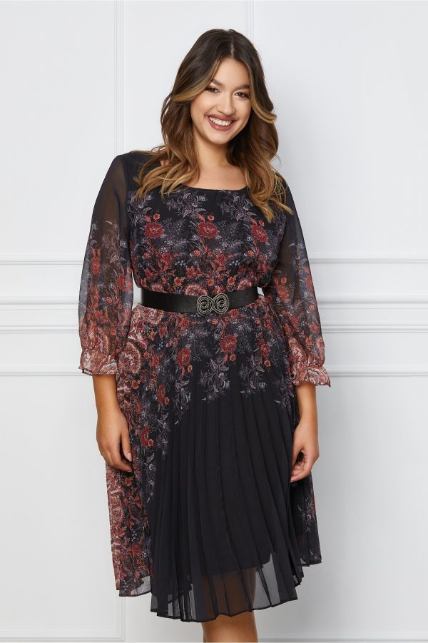rochie-mara-neagra-cu-imprimeuri-caramizii-1074825-868557-4.jpeg Rochie Mara neagra cu imprimeuri caramizii