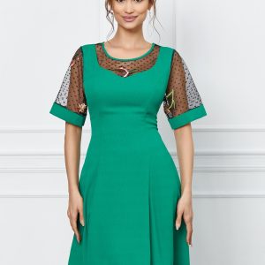 rochie-mara-verde-cu-broderie-florala-1030974-833412-4.jpeg Rochie Mara verde cu broderie florala