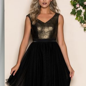 rochie-marcia-neagra-cu-decupaje-in-lateral-si-fusta-din-tulle-916122-724746-4.jpeg Rochie Marcia neagra cu decupaje in lateral si fusta din tulle