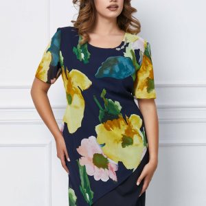 rochie-marina-bleumarin-cu-flori-galbene-si-roz-1059891-856617-4.jpeg Rochie Marina bleumarin cu flori galbene si roz