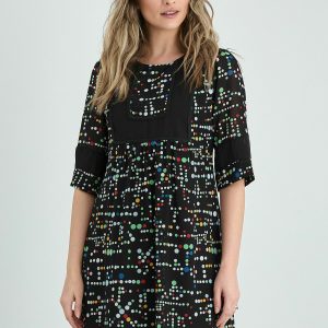 rochie-marina-neagra-cu-buline-colorate-999834-805770-4.jpeg Rochie Marina neagra cu buline colorate