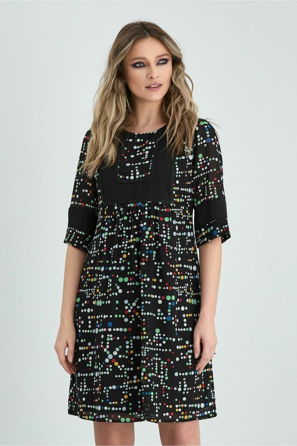 rochie-marina-neagra-cu-buline-colorate-999834-805770-4.jpeg Rochie Marina neagra cu buline colorate
