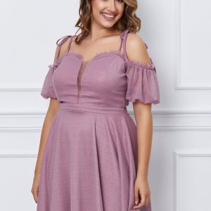 rochie-maya-roz-cu-glitter-si-umeri-goi-1051377-852702-4.jpeg Rochie Maya roz cu glitter si umeri goi