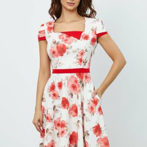 rochie-mbg-alba-cu-imprimeu-floral-rosu-1007322-811848-4.jpeg Rochie MBG alba cu imprimeu floral rosu