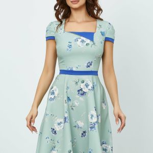 rochie-mbg-bleu-cu-imprimeu-floral-albastru-1007346-811863-4.jpeg Rochie MBG bleu cu imprimeu floral albastru