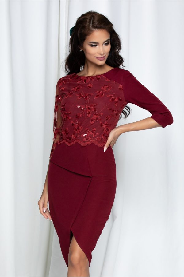 rochie-mbg-bordo-cu-paiete-la-bust-934620-740781-4.jpeg Rochie MBG bordo cu paiete la bust