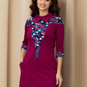 rochie-mbg-magenta-cu-imprimeu-colorat-971601-780288-4.jpeg Rochie MBG magenta cu imprimeu colorat