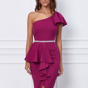 rochie-mbg-magenta-cu-peplum-tip-volanas-frontal-si-strasuri-in-talie-1053450-850362-4.jpeg Rochie MBG magenta cu peplum tip volanas frontal si strasuri in talie