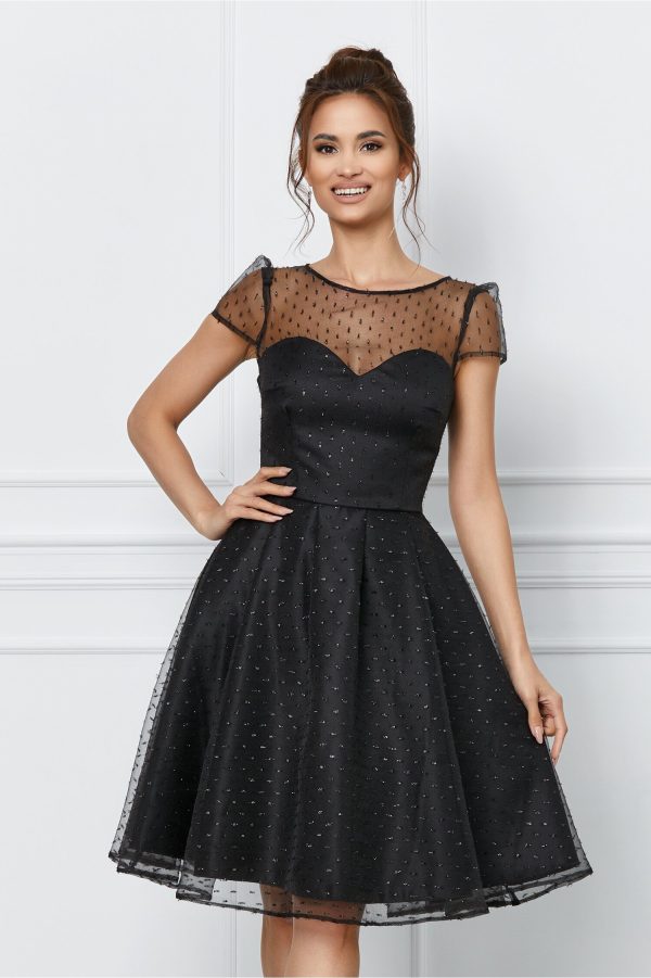 rochie-mbg-neagra-cu-insertii-din-fir-lurex-1034052-832731-4.jpeg Rochie MBG neagra cu insertii din fir lurex