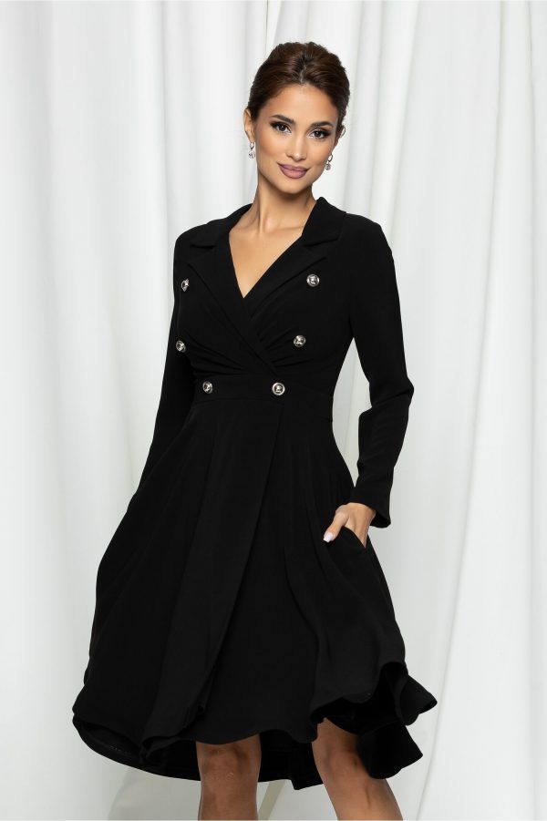 rochie-mbg-neagra-cu-nasturi-decorativi-pe-bust-954933-764037-4.jpeg Rochie MBG neagra cu nasturi decorativi pe bust
