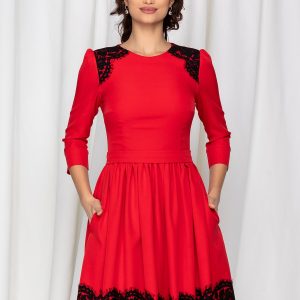rochie-mbg-rosie-cu-insertii-din-dantela-968545-776475-4.jpeg Rochie MBG rosie cu insertii din dantela