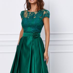 rochie-mbg-verde-cu-dantela-la-bust-1056531-850764-4.jpeg Rochie MBG verde cu dantela la bust