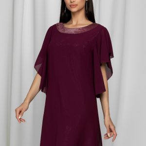 rochie-melina-bordo-din-lurex-acoperit-cu-voal-706365-4.jpeg Rochie Melina bordo din lurex acoperit cu voal