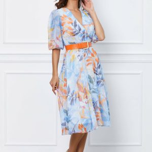 rochie-mia-bleu-cu-imprimeuri-orange-1050204-847182-4.jpeg Rochie Mia bleu cu imprimeuri orange
