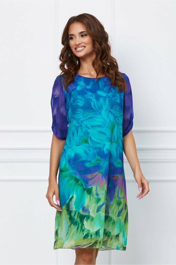 rochie-mihaela-turcoaz-cu-imprimeu-indigo-1048659-846540-4.jpeg Rochie Mihaela turcoaz cu imprimeu indigo
