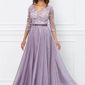 rochie-mikky-lila-cu-glitter-la-bust-1049952-848427-4.jpeg Rochie Mikky lila cu glitter la bust