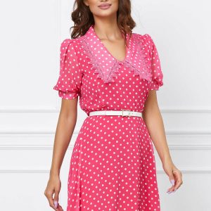 rochie-miley-fucsia-cu-buline-albe-si-guler-mai-1049844-848046-4.jpeg Rochie Miley fucsia cu buline albe si guler mai