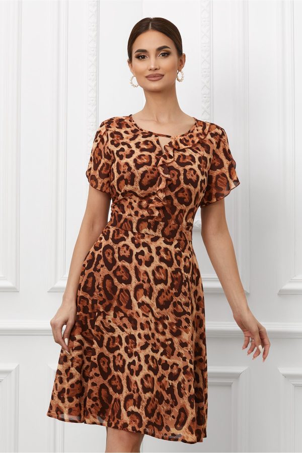 rochie-miriam-maro-cu-animal-print-1013457-818952-4.jpeg Rochie Miriam maro cu animal print