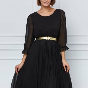 rochie-miriam-neagra-cu-fusta-plisata-si-curea-in-talie-1072239-864984-4.jpeg Rochie Miriam neagra cu fusta plisata si curea in talie