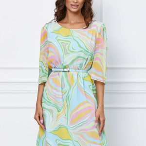 rochie-miruna-bleu-cu-imprimeuri-verzi-si-roz-1050552-846630-4.jpeg Rochie Miruna bleu cu imprimeuri verzi si roz
