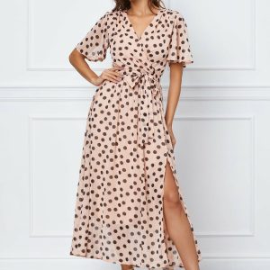 rochie-moze-bej-din-voal-cu-buline-negre-1063362-857316-4.jpeg Rochie Moze bej din voal cu buline negre
