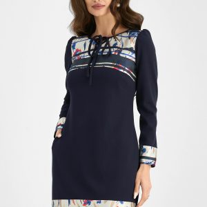 rochie-moze-bleumarin-cu-imprimeuri-la-bust-si-baza-997431-803682-4.jpeg Rochie Moze bleumarin cu imprimeuri la bust si baza
