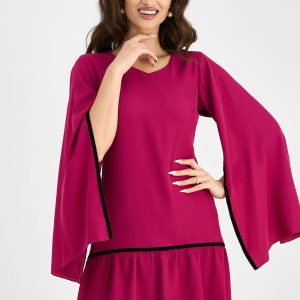 rochie-moze-fucsia-cu-maneci-decupate-997470-804231-4.jpeg Rochie Moze fucsia cu maneci decupate
