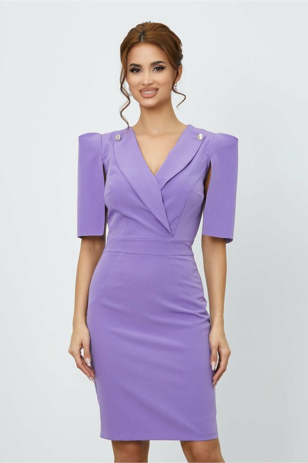 rochie-moze-lila-cu-rever-si-maneci-decupate-1006407-811230-4.jpeg Rochie Moze lila cu rever si maneci decupate