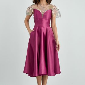 rochie-moze-magenta-cu-maneci-scurte-si-paiete-1003338-808188-4.jpeg Rochie Moze magenta cu maneci scurte si paiete