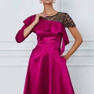 rochie-moze-magenta-cu-paiete-la-decolteu-1062750-857223-4.jpeg Rochie Moze magenta cu paiete la decolteu