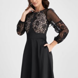 rochie-moze-neagra-cu-bust-beige-din-dantela-1001379-807195-4.jpeg Rochie Moze neagra cu bust beige din dantela