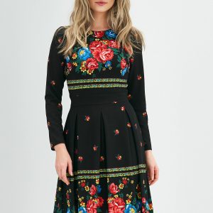 rochie-moze-neagra-cu-imprimeu-floral-990675-800109-4.jpeg Rochie Moze neagra cu imprimeu floral